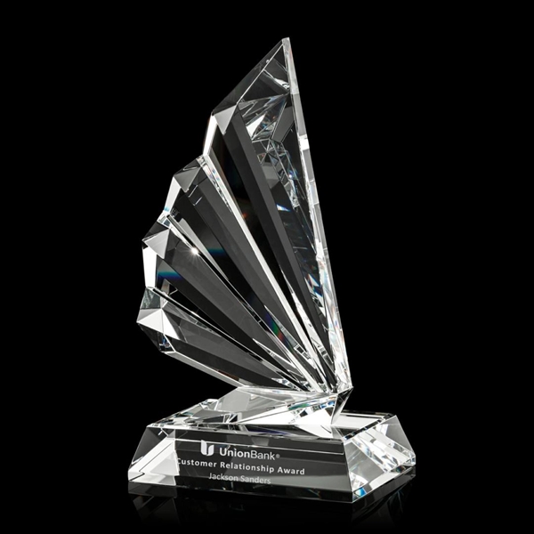 The wing shape of the Marseille award is created from multiple... from ASI 84592 St Regis Group / St Regis