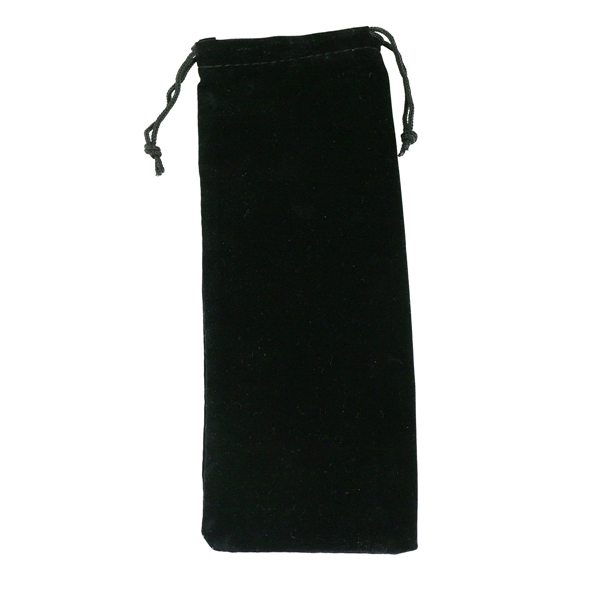 Black velveteen bag, holds up to 6 straws.... from ASI 55450 Franmara Inc