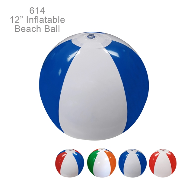 Inflatable 12" Beach Ball - Ready Inventory in New Jersey -... from ASI 45100 Chulani Promotional Products, Inc