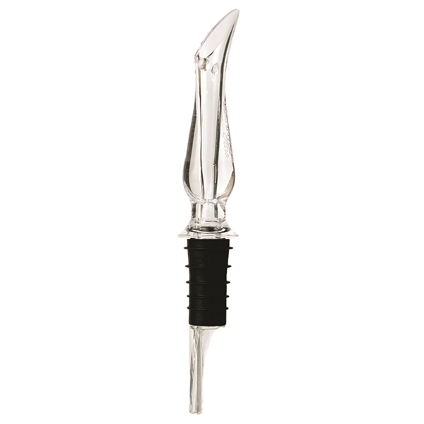 Wine aerating pourer enhances wine flavor and bouquet... from ASI 55450 Franmara Inc