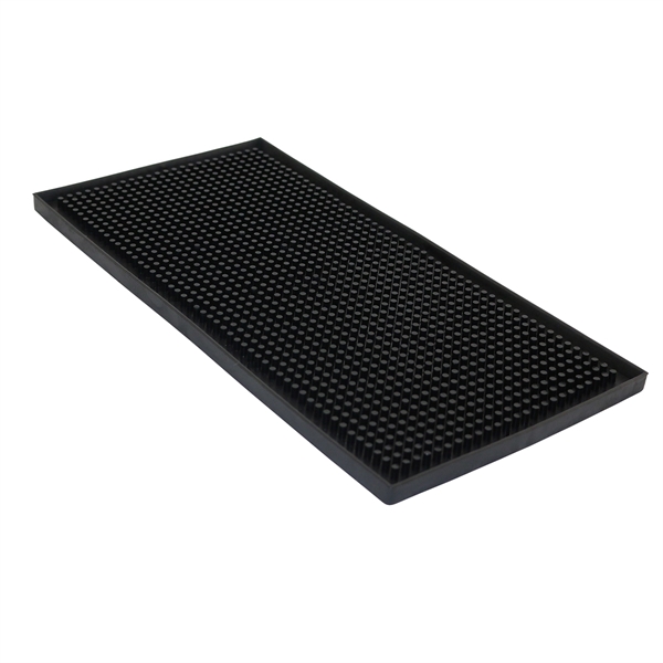 Black rubber heavy duty shaker mat with bristled surface.... from ASI 55450 Franmara Inc