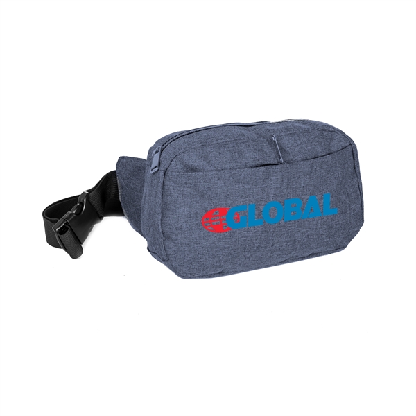 Wilson two zipper fanny pack, constructed with durable 300 D polyester... from ASI 40544 Binaco