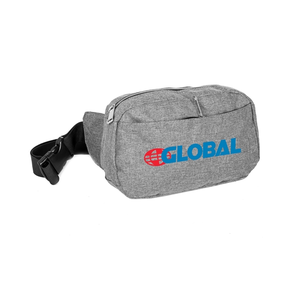 Wilson two zipper fanny pack, constructed with durable 300 D polyester... from ASI 40544 Binaco