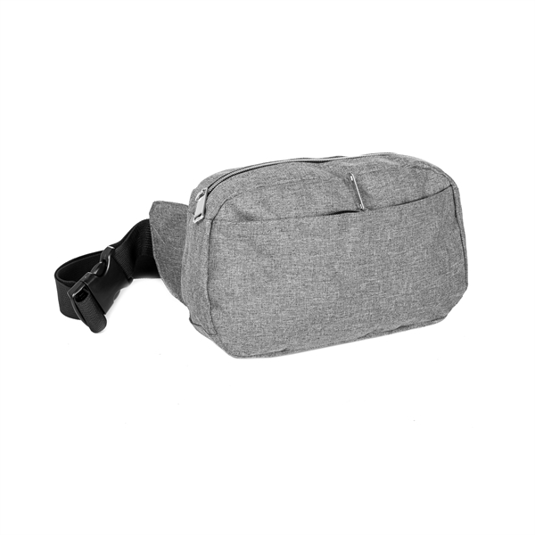 Wilson two zipper fanny pack, constructed with durable 300 D polyester... from ASI 40544 Binaco
