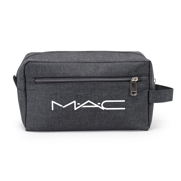 Ariel two zipper toiletry bag, constructed of durable 300 D polyester.... from ASI 40544 Binaco