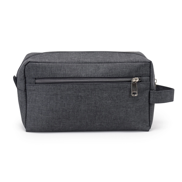 Ariel two zipper toiletry bag, constructed of durable 300 D polyester.... from ASI 40544 Binaco