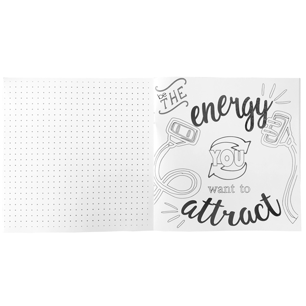 7" x 7" 24-page adult coloring book with inspirational theme.... from ASI 63549 Jornik Manufacturing Corp / Jornik