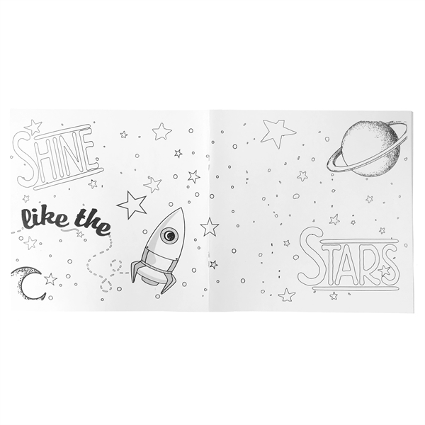 7" x 7" 24-page adult coloring book with inspirational theme.... from ASI 63549 Jornik Manufacturing Corp / Jornik