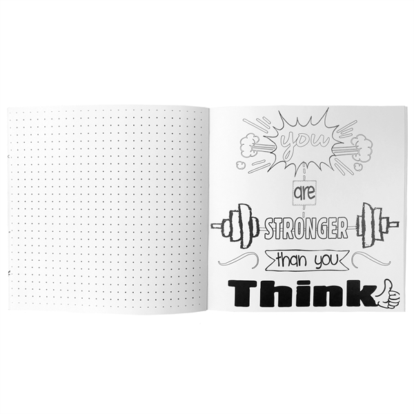 7" x 7" 24-page adult coloring book with inspirational theme.... from ASI 63549 Jornik Manufacturing Corp / Jornik