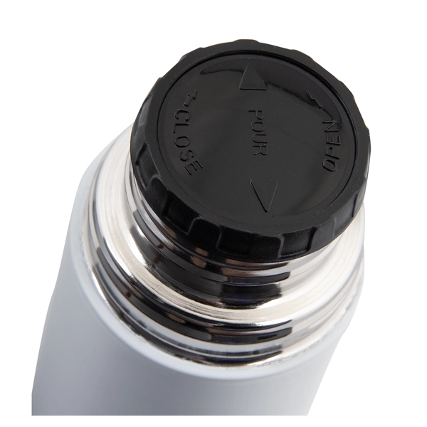 Double wall vacuum stainless steel bottle with screw on lid and... from ASI 42920 Busrel Inc