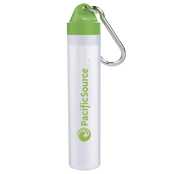 Stainless steel telescopic straw with cleaning brush.... from ASI 42920 Busrel Inc