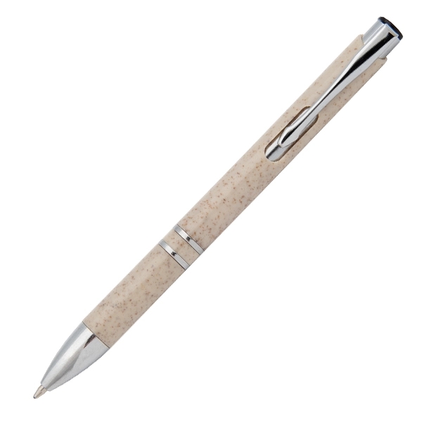 Push action eco pen made of 60% wheat straw and 40%... from ASI 42920 Busrel Inc