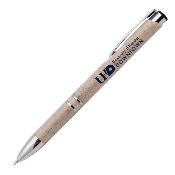 Push action eco pen made of 60% wheat straw and 40%... from ASI 42920 Busrel Inc