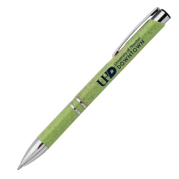 Push action eco pen made of 60% wheat straw and 40%... from ASI 42920 Busrel Inc