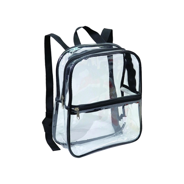 Clear Vinyl Backpack with Black Trim... from ASI 31517 Admart Products / Admart Line