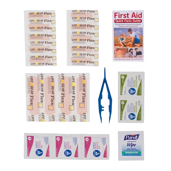 First Aid Kit in 4.75" X 4" screen printed zippered clear... from ASI 88060 Snugz/USA Inc / SnugZ USA®