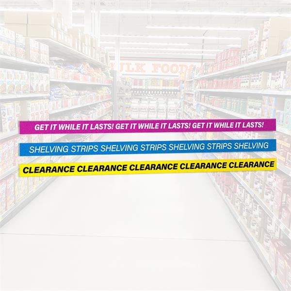 Full color shelf strip.... from ASI 54322 FireSprint Printing