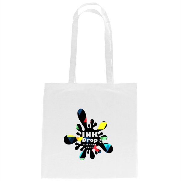 100% Natural Cotton Tote Bag.  30" Handles.  Spot Clean/Air... from ASI 61125 Hit Promotional Products / Hit®