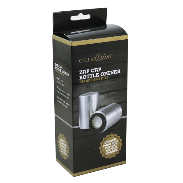 Stainless steel bottle crown cap opener.... from ASI 55450 Franmara Inc