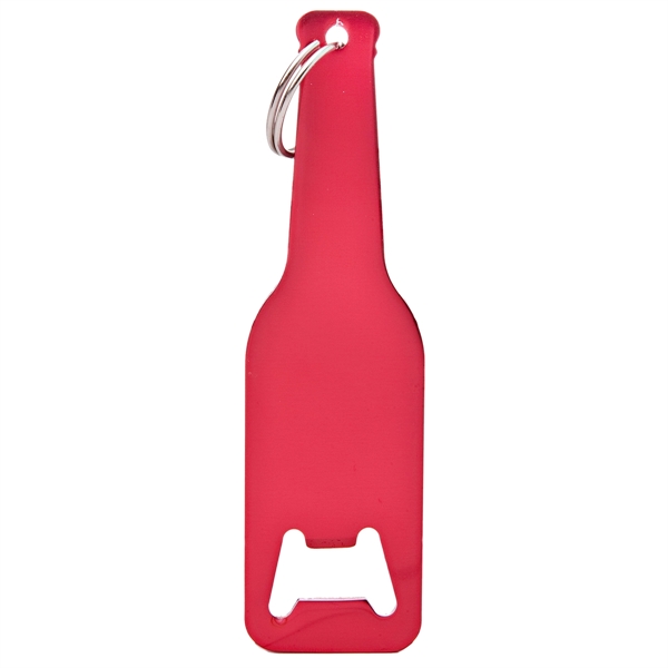 Aluminum bottle opener with 1" keyring.... from ASI 55450 Franmara Inc