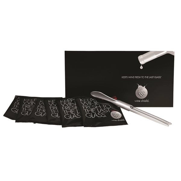 Wine preserving tool 6 pak set with insert fork. Blank.... from ASI 55450 Franmara Inc