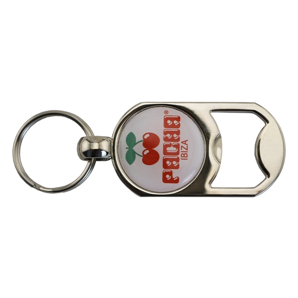 Tag keychain bottle opener made of zinc alloy.... from ASI 55450 Franmara Inc