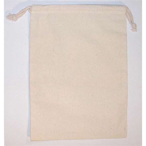 100% Natural Cotton Drawstring Bag available in multiple sizes.... from ASI 41630 Brave USA
