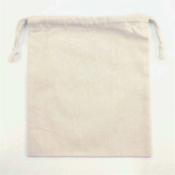 100% Natural Cotton Drawstring Bag available in multiple sizes.... from ASI 41630 Brave USA