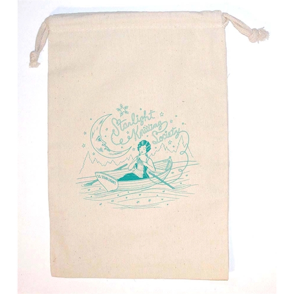 100% Natural Cotton Drawstring Bag available in multiple sizes.... from ASI 41630 Brave USA