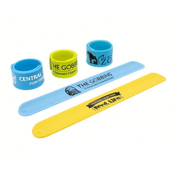 Slap silicone wristband with 1 color silkscreen on 1 side and... from ASI 37218 Athena Promo (tm)