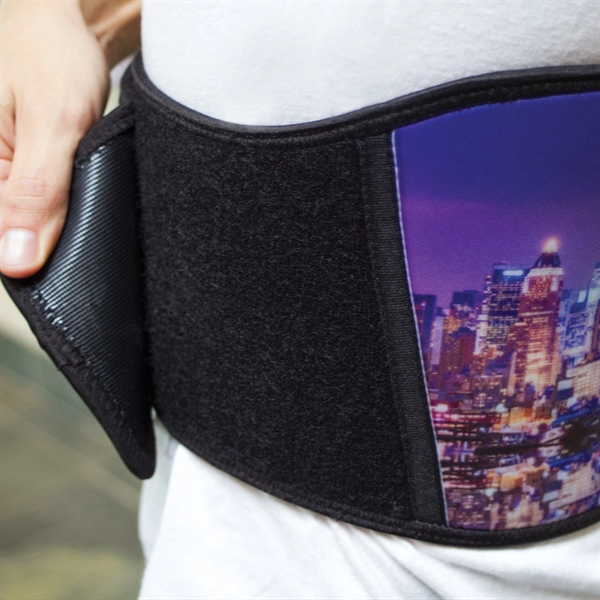 47" x 7" neoprene fitness compression belt with 100% microfiber polyester... from ASI 90913 Terry Town