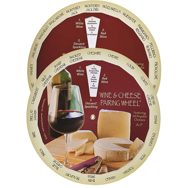 Wine & cheese pairing wheel.... from ASI 55450 Franmara Inc