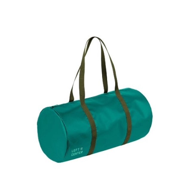Here it is! A Tarpaulin barrel duffel! Made with waterproof zippers... from ASI 74710 Numo