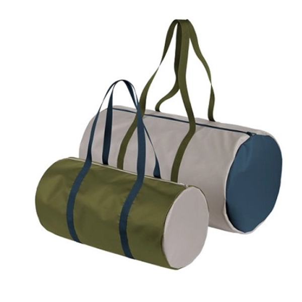 Here it is! A Tarpaulin barrel duffel! Made with waterproof zippers... from ASI 74710 Numo