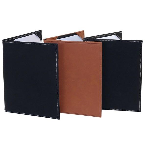 Laser Engravable Leatherette Wine/Dessert Menu Folder... from ASI 55450 Franmara Inc