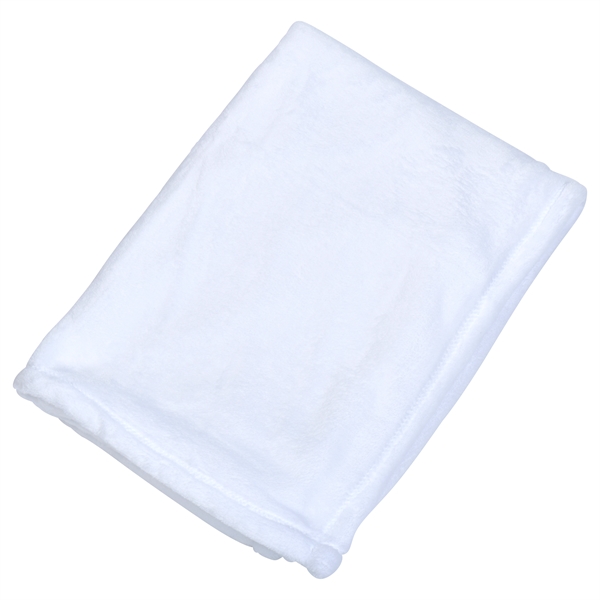 Super soft 30" x 40" polyester faux micro mink crib blanket.... from ASI 98085 Wolfmark