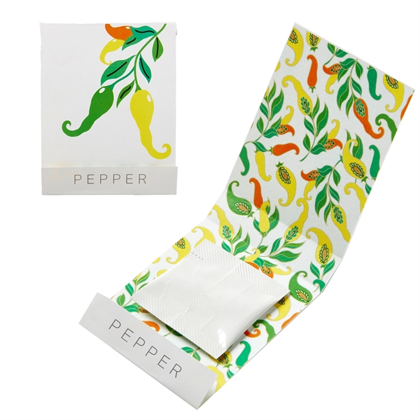 Matchbook with one cayenne seed packet and instructions.... from ASI 63549 Jornik Manufacturing Corp / Jornik