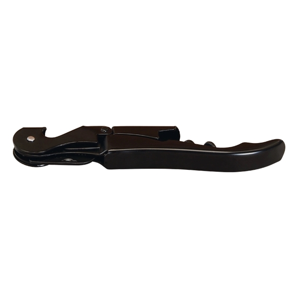 Limited series waiter's corkscrew ergonomic metal handle, stainless steel foil cutter... from ASI 57655 STOPNGO Line