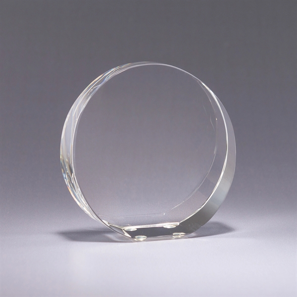 Optic crystal paperweight with stand-up design, 3.5" x 1.25" measurements and... from ASI 62985 J. Charles