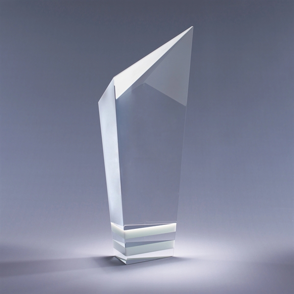 Pristine award made of heavy optic and white optic crystal with... from ASI 62985 J. Charles