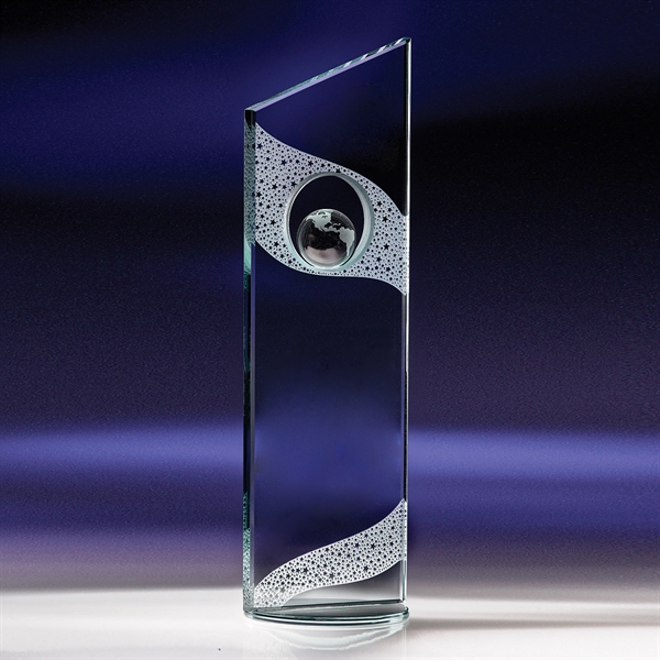 Award made of elegant clear optic and optic color crystal with... from ASI 62985 J. Charles