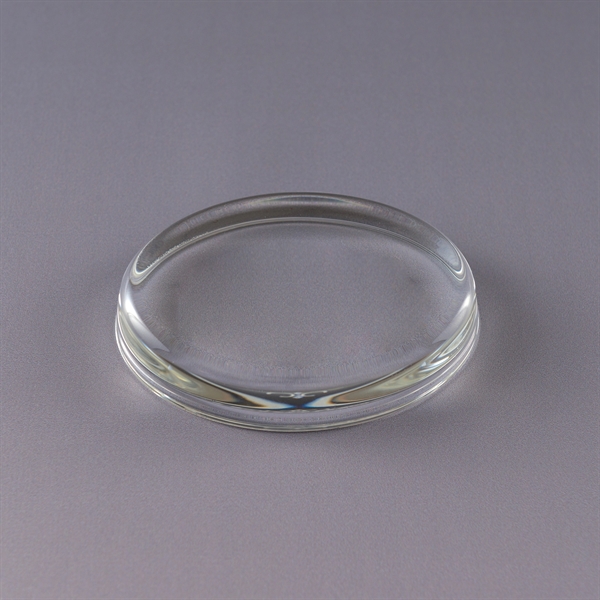2.5" x 3.75" x 0.75" optic crystal paperweight with your choice... from ASI 62985 J. Charles