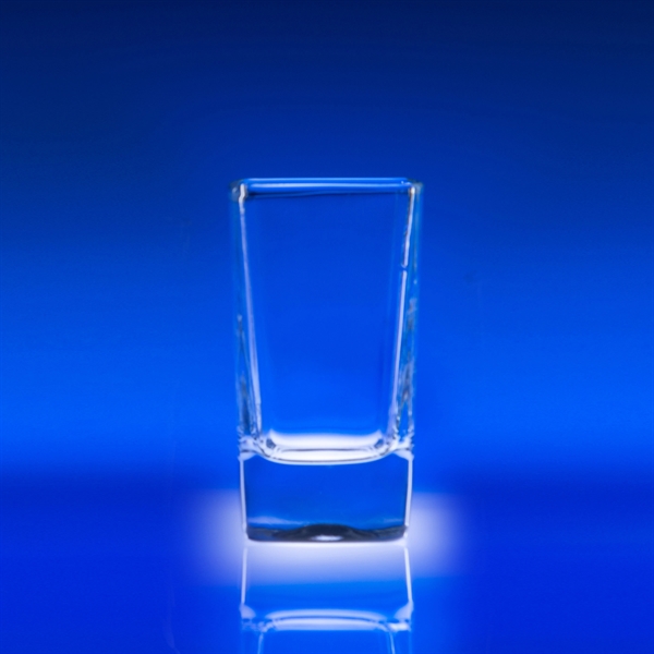 2.75 oz. shot glass made of machine-made glass with square base;... from ASI 62985 J. Charles