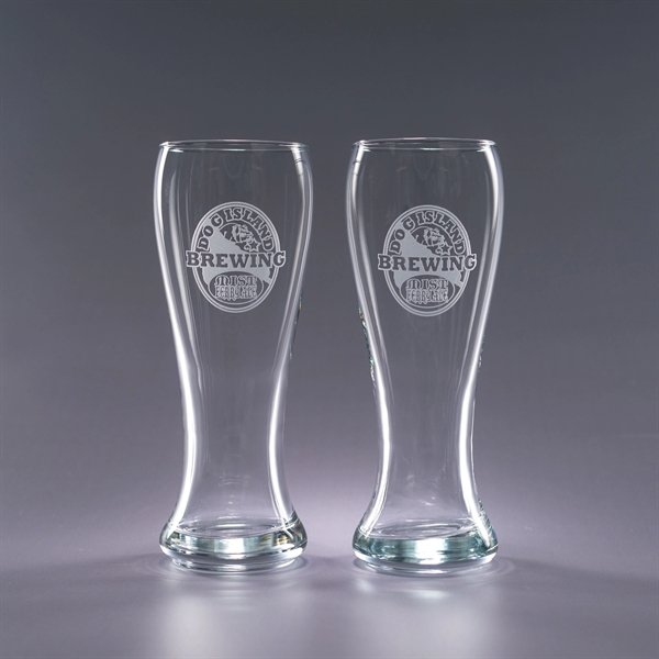 Lewisburg Lager beer glasses with a 16 oz. capacity.... from ASI 62985 J. Charles