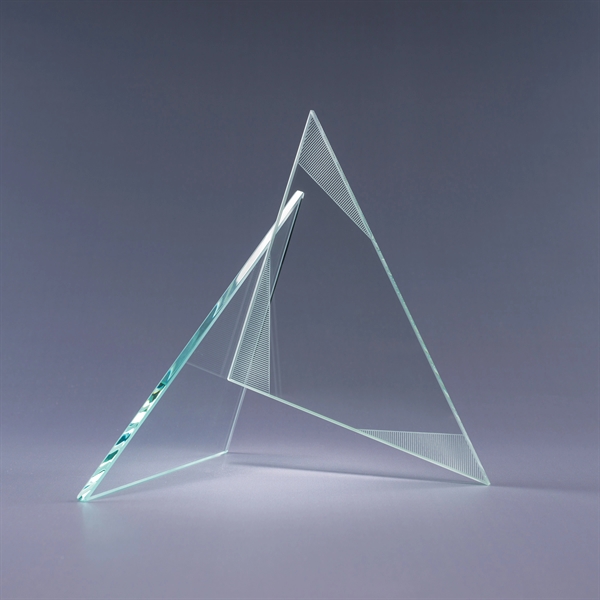 This Zephyr award is a collaboration of jade triangles and etched... from ASI 62985 J. Charles