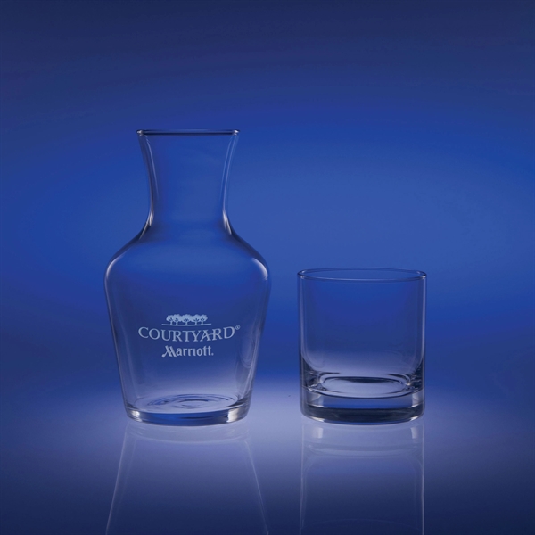 Ambassador crystal water set with a half-liter water pitcher capped by... from ASI 62985 J. Charles / J. Charles