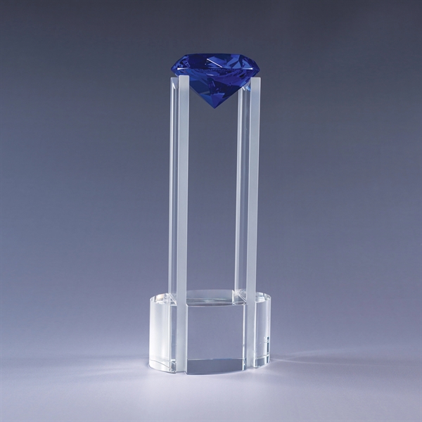 14" award with base/tower made of clear optic crystal and a... from ASI 62985 J. Charles