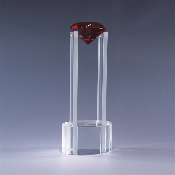 14" award with base/tower made of clear optic crystal and a... from ASI 62985 J. Charles