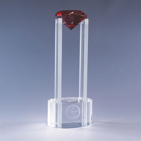 14" award with base/tower made of clear optic crystal and a... from ASI 62985 J. Charles