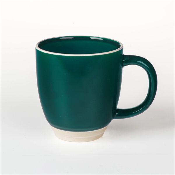 14 oz. Sunrise mug made of ceramic with soft shapes and... from ASI 62985 J. Charles